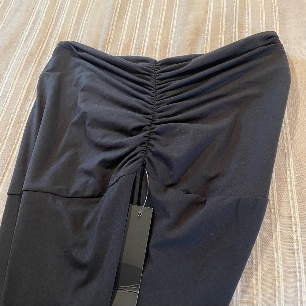 Leggings Depot Black Maternity Over The Belly Tights Leggings Medium NWT - Picture 5 of 10